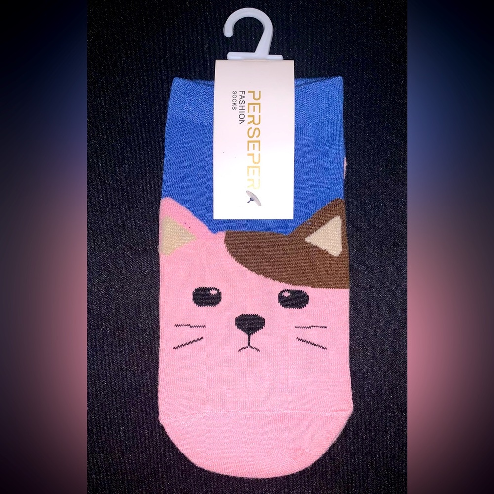 PERSEPER fashion socks ( meow )